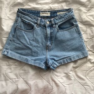 PacSun denim mom shorts